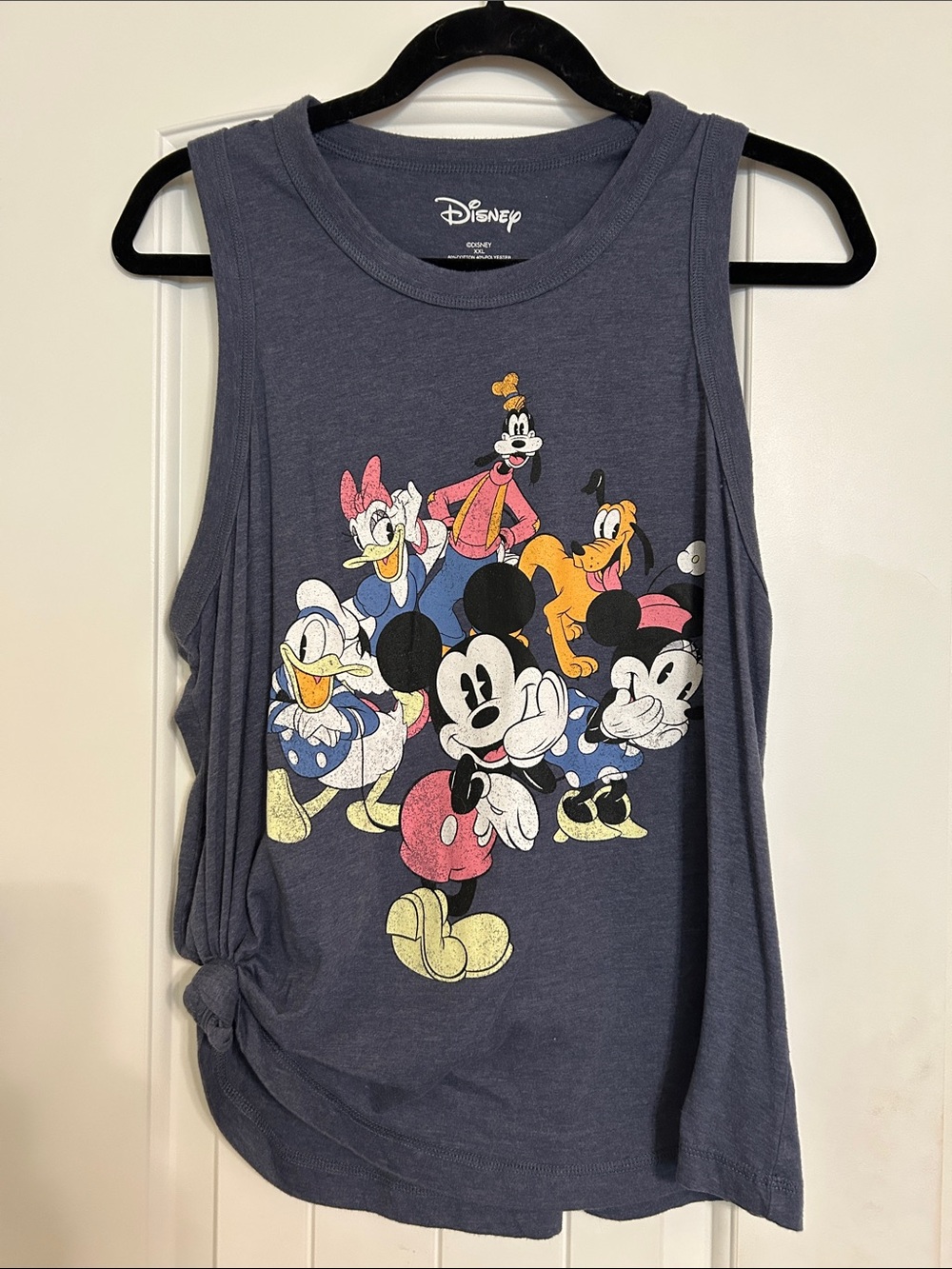 Disney Gray Heather T-Shirt with Yellow Accent